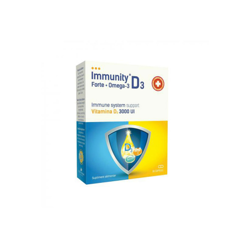 Immunity Forte D3 + Omega-3 x 30 capsule moi